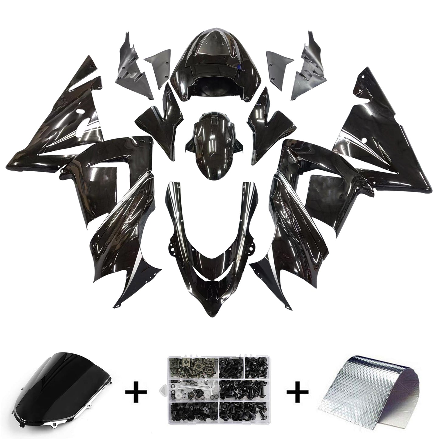 Kit carenatura per Kawasaki ZX10R 2004-2005 Generico