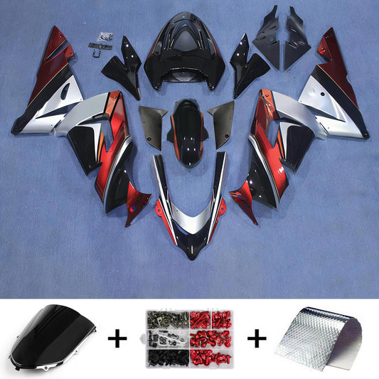 Amotopart Kawasaki ZX10R 2004-2005 Kit carena Carrozzeria Plastica ABS