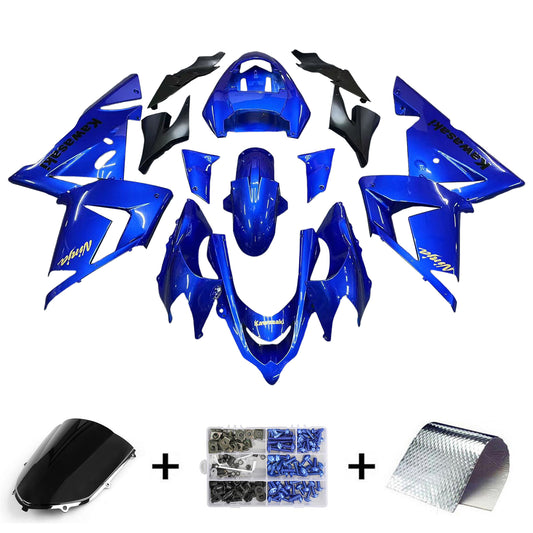 Amotopart Kawasaki ZX10R 2004-2005 Kit carena Carrozzeria Plastica ABS