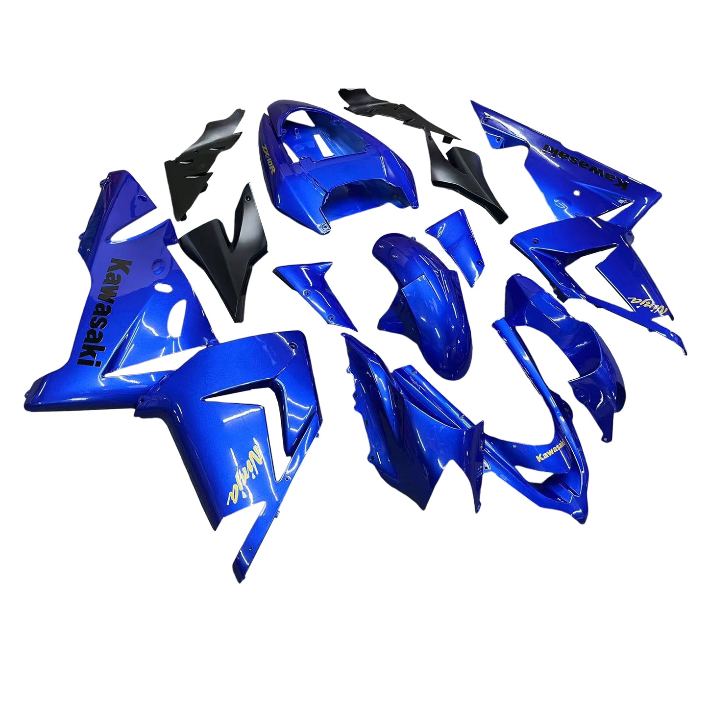 Amotopart Kawasaki ZX10R 2004-2005 Kit carena Carrozzeria Plastica ABS