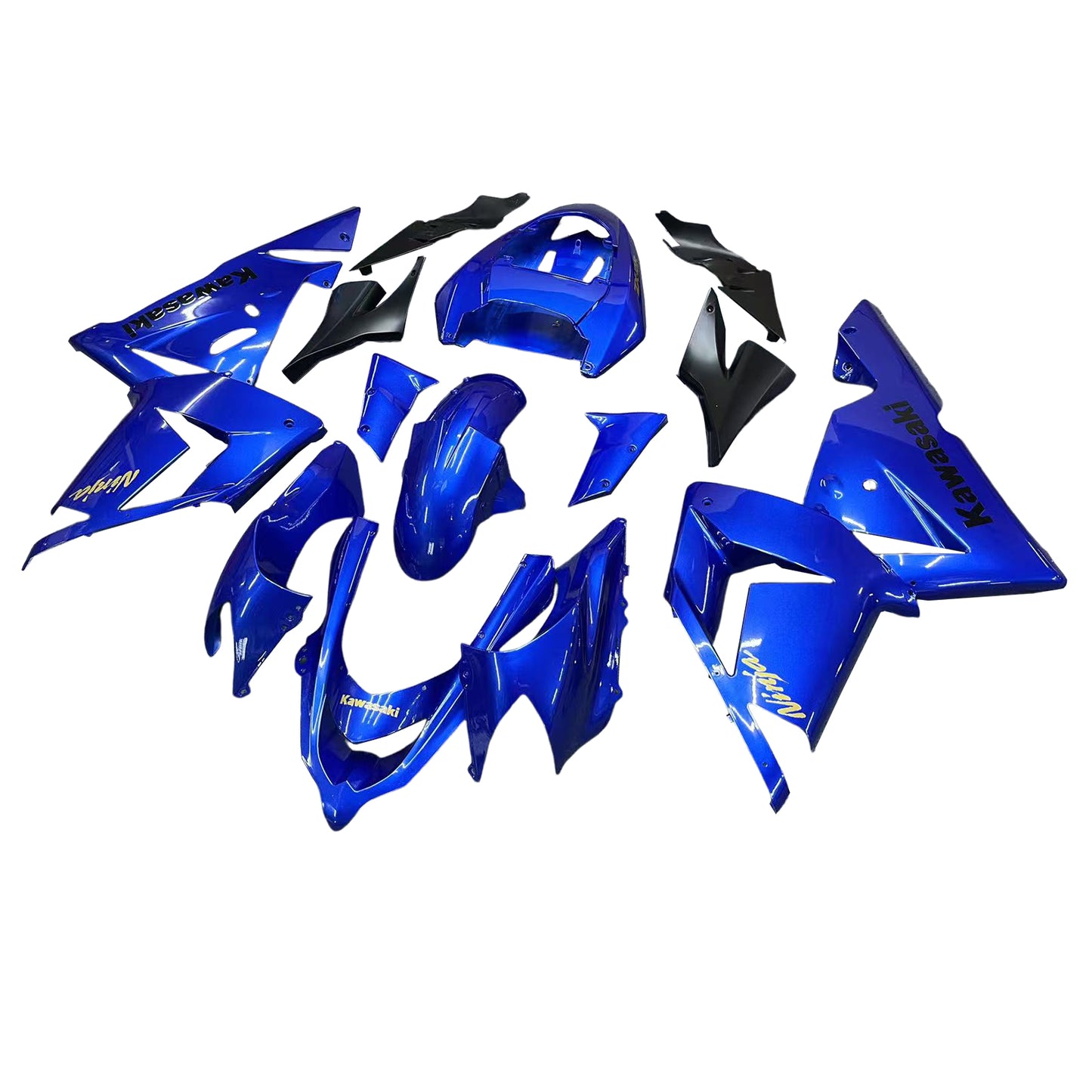 Amotopart Kawasaki ZX10R 2004-2005 Kit carena Carrozzeria Plastica ABS