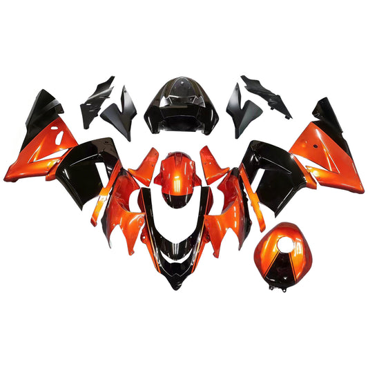 Amotopart Kawasaki ZX10R 2004-2005 Kit carena Carrozzeria Plastica ABS