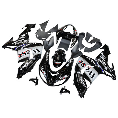 Carene 2006-2007 Kawasaki ZX 10R Nero Bianco West Generico