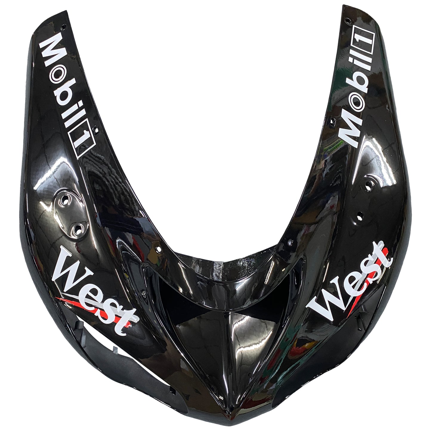 Carene 2006-2007 Kawasaki ZX 10R Nero Bianco West Racing Generico