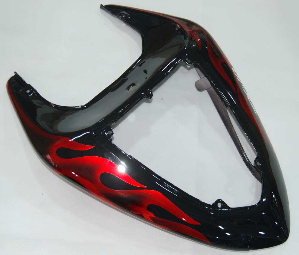 Carene 2006-2007 Kawasaki ZX 10R Black & Red Flame Ninja Generico