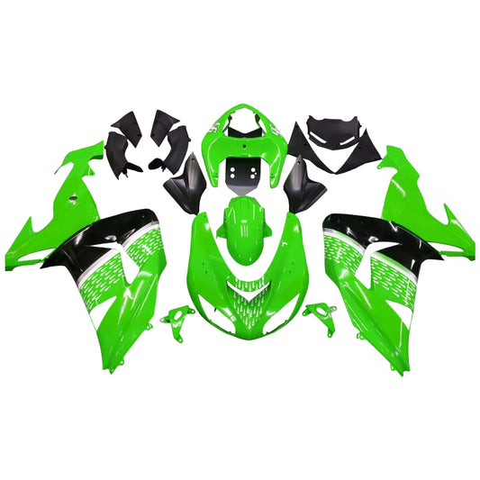 Carene 2006-2007 Kawasaki ZX 10R Verde Nero No.56 Nakano Racing Generico