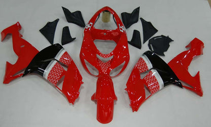 Carene 2006-2007 Kawasaki ZX 10R Rosso Nero No.56 Nakano Generico