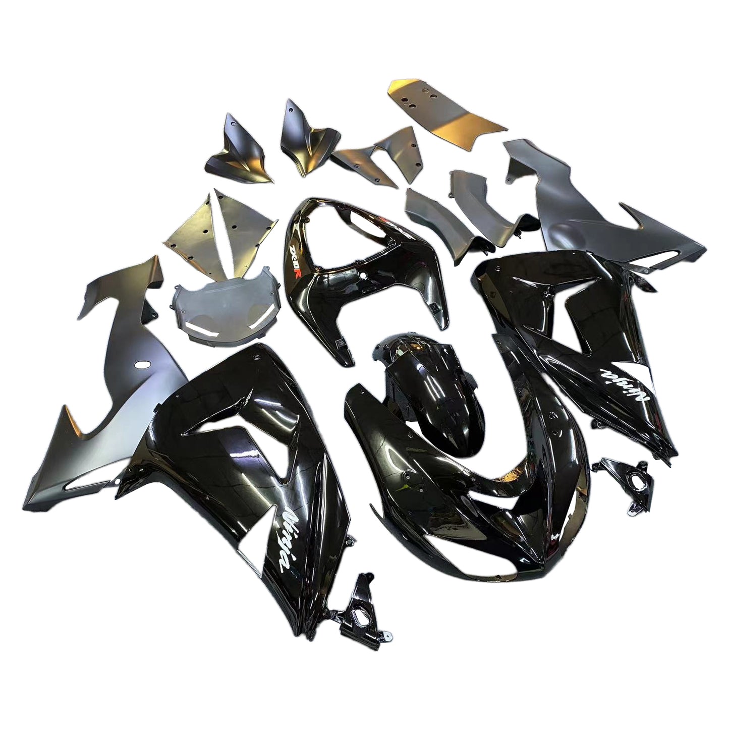 Carene 2006-2007 Kawasaki ZX 10R Black Ninja Racing Generico