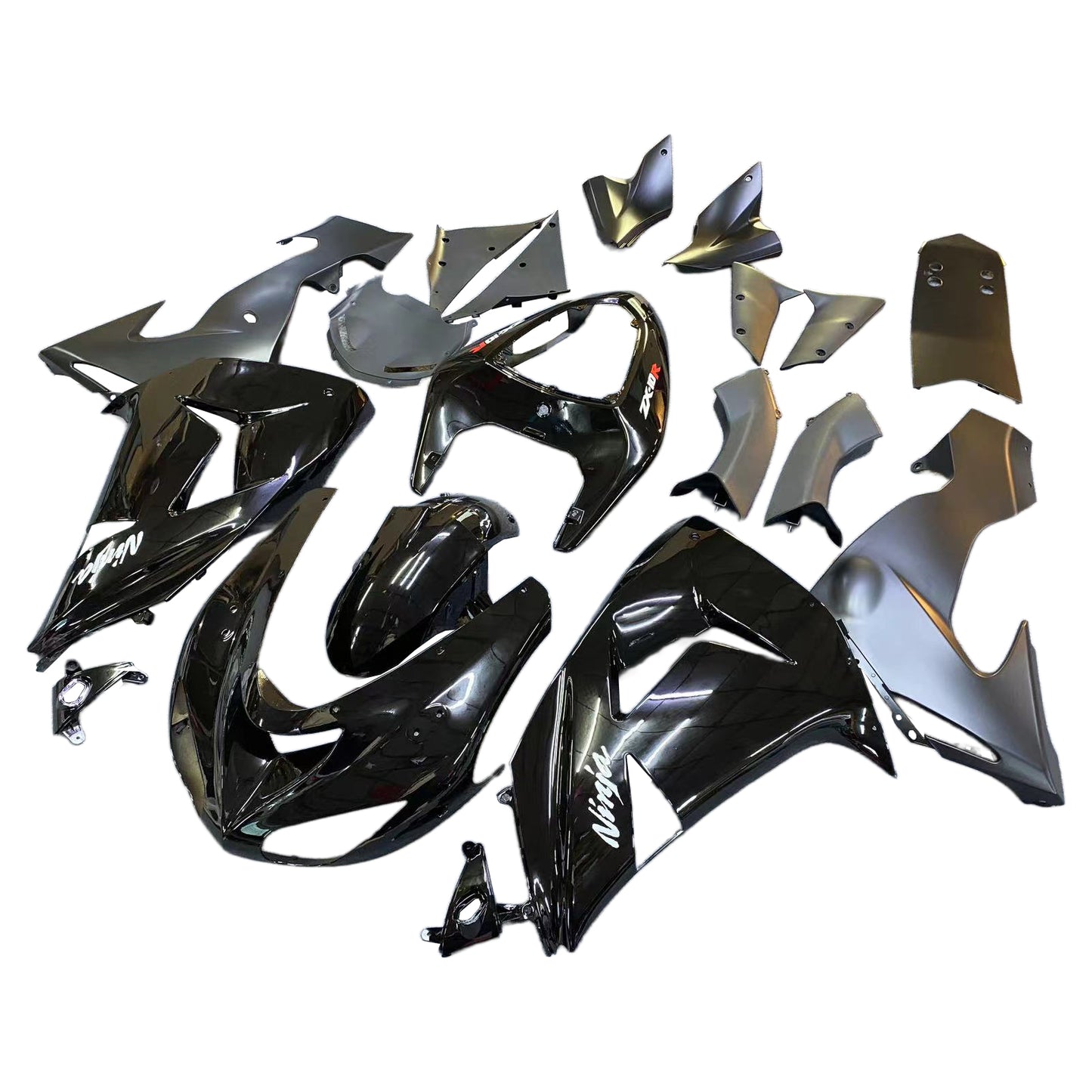 Carene 2006-2007 Kawasaki ZX 10R Black Ninja Racing Generico