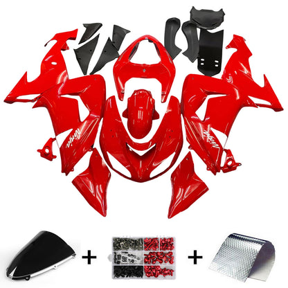 Amotopart 2006-2007 Kawasaki ZX10R Cladding Red Kit