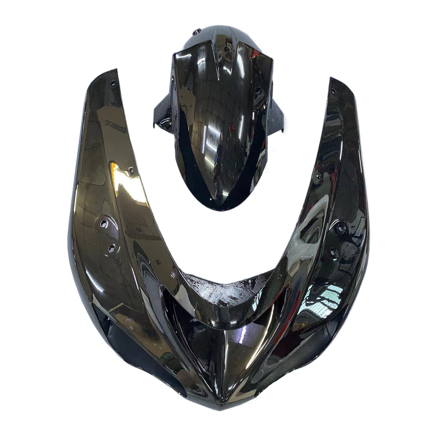 Carene 2006-2007 Kawasaki ZX 10R Nero Rosso Fiamma Racing Generico