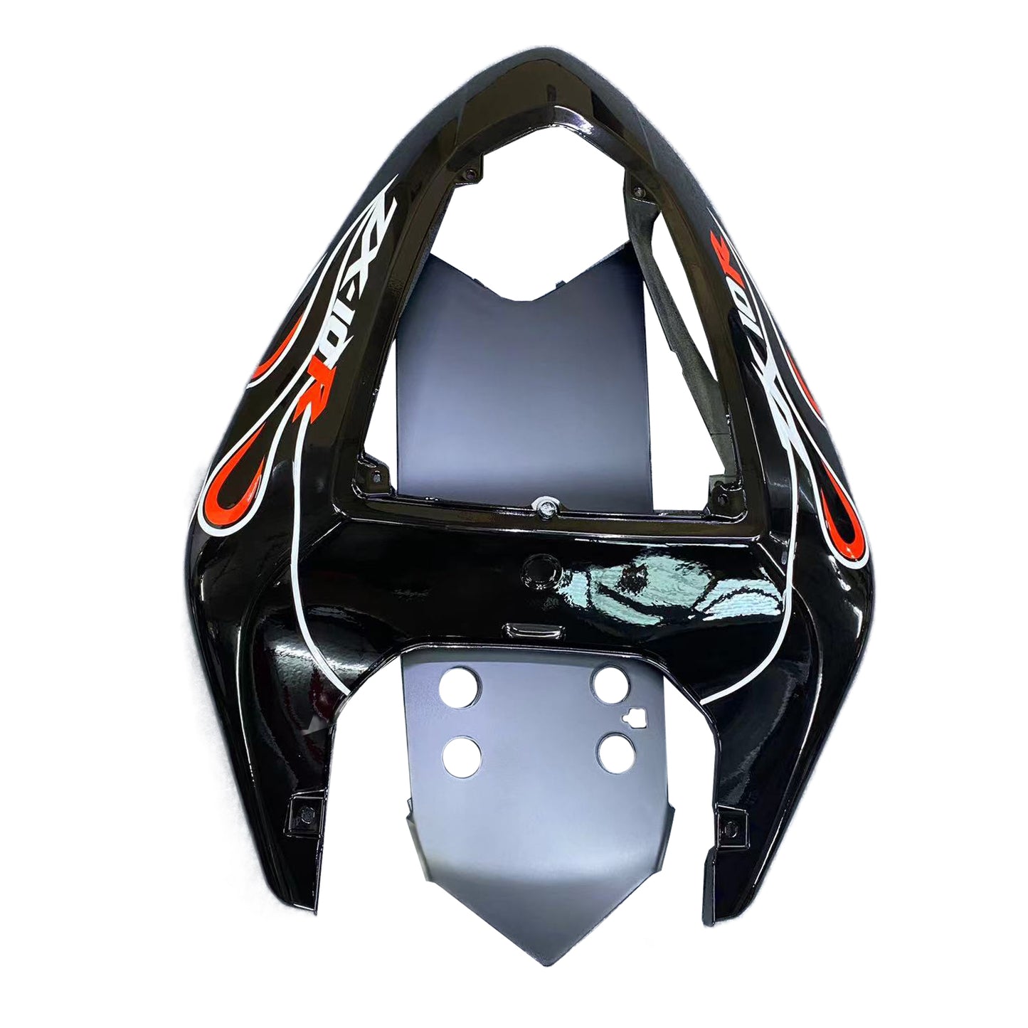 Carene 2006-2007 Kawasaki ZX 10R Nero Rosso Fiamma Racing Generico