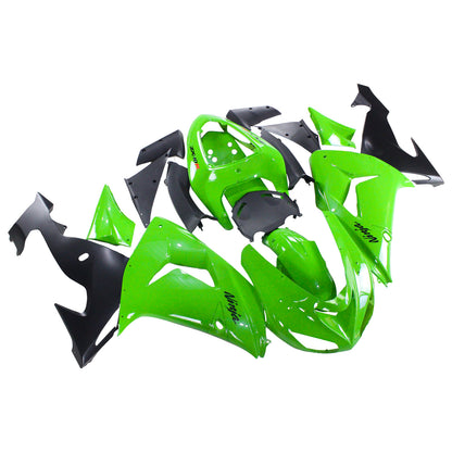 Amotopart Kawasaki ZX10R 2006-2007 Kit di vendita verde