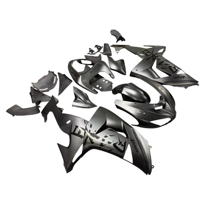 Amotopart Kawasaki ZX10R 2006-2007 Kit di spostamento ninja nero Matt