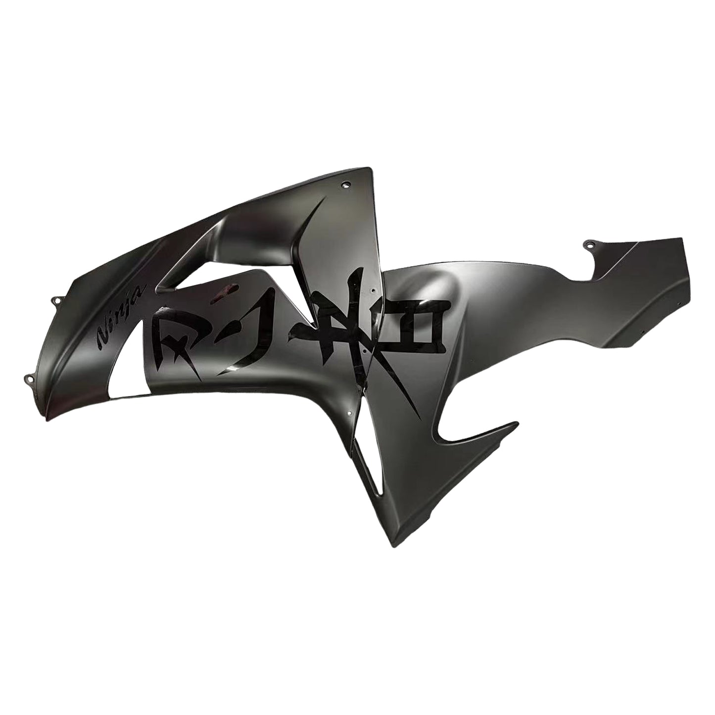 Amotopart Kawasaki ZX10R 2006-2007 Kit di spostamento ninja nero Matt