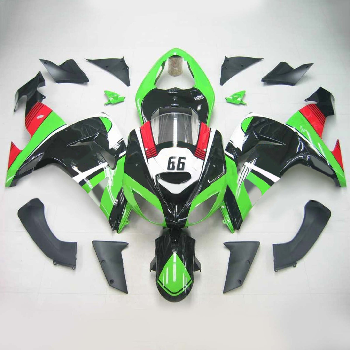Kit carenatura per Kawasaki ZX10R 2006-2007 Generico