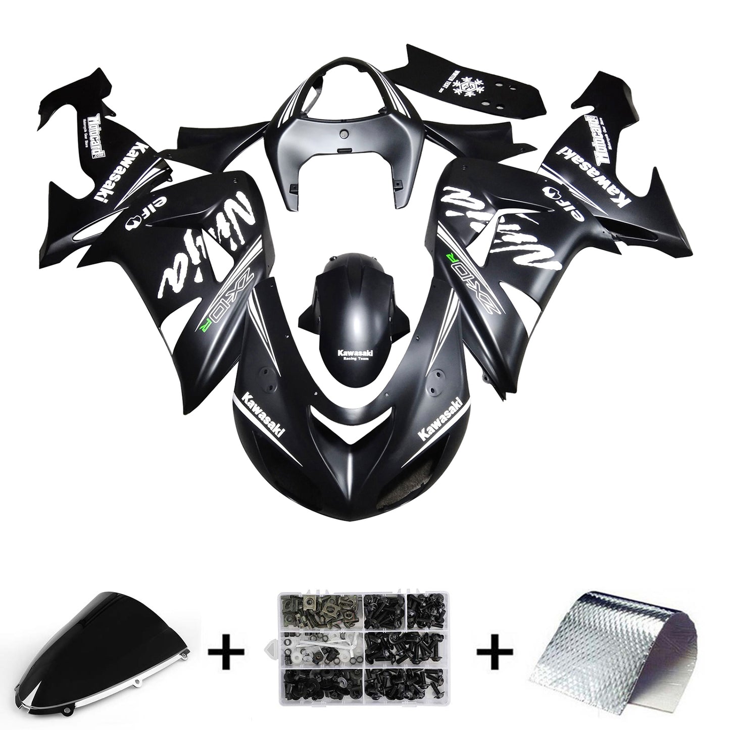 Kit carenatura per Kawasaki ZX10R 2006-2007 Generico