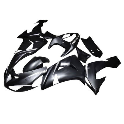 Amotopart Kawasaki ZX10R 2006-2007 Black with Wei? EM Logo Kit