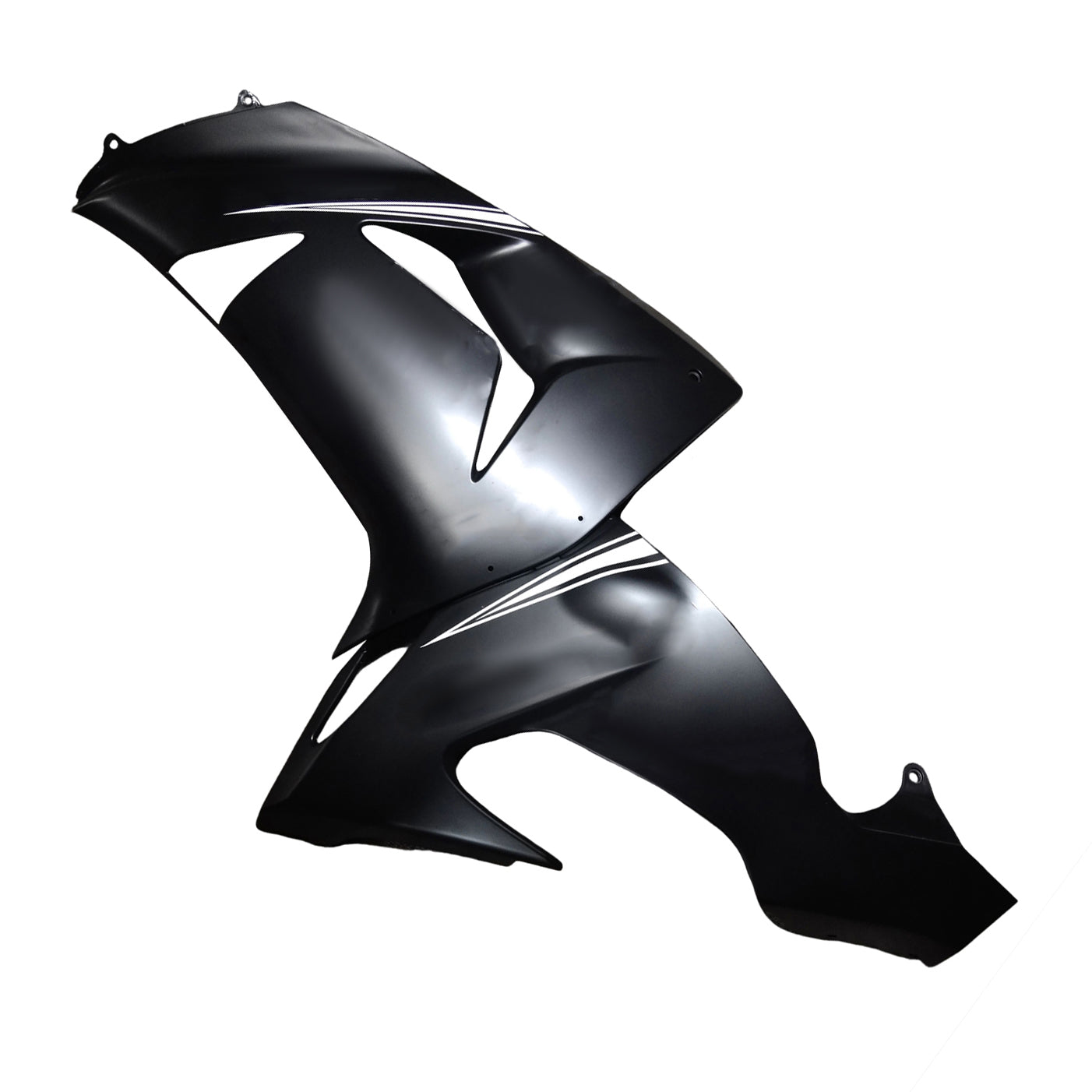 Amotopart Kawasaki ZX10R 2006-2007 Black with Wei? EM Logo Kit