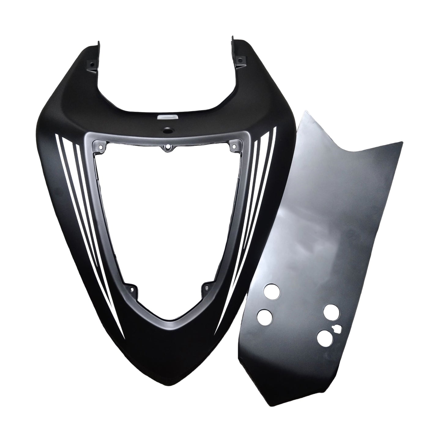 Amotopart Kawasaki ZX10R 2006-2007 Black with Wei? EM Logo Kit
