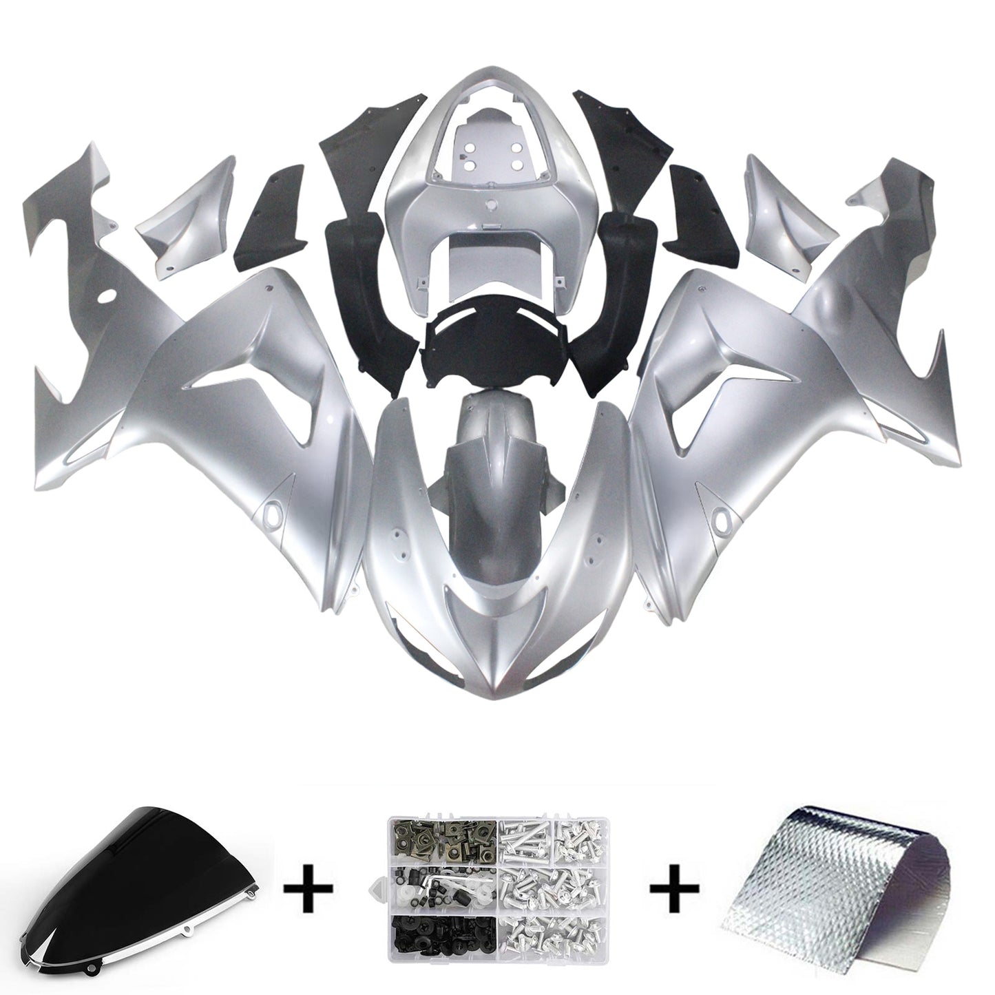 Amotopart Kawasaki ZX10R 2006-2007 Sliver Disch