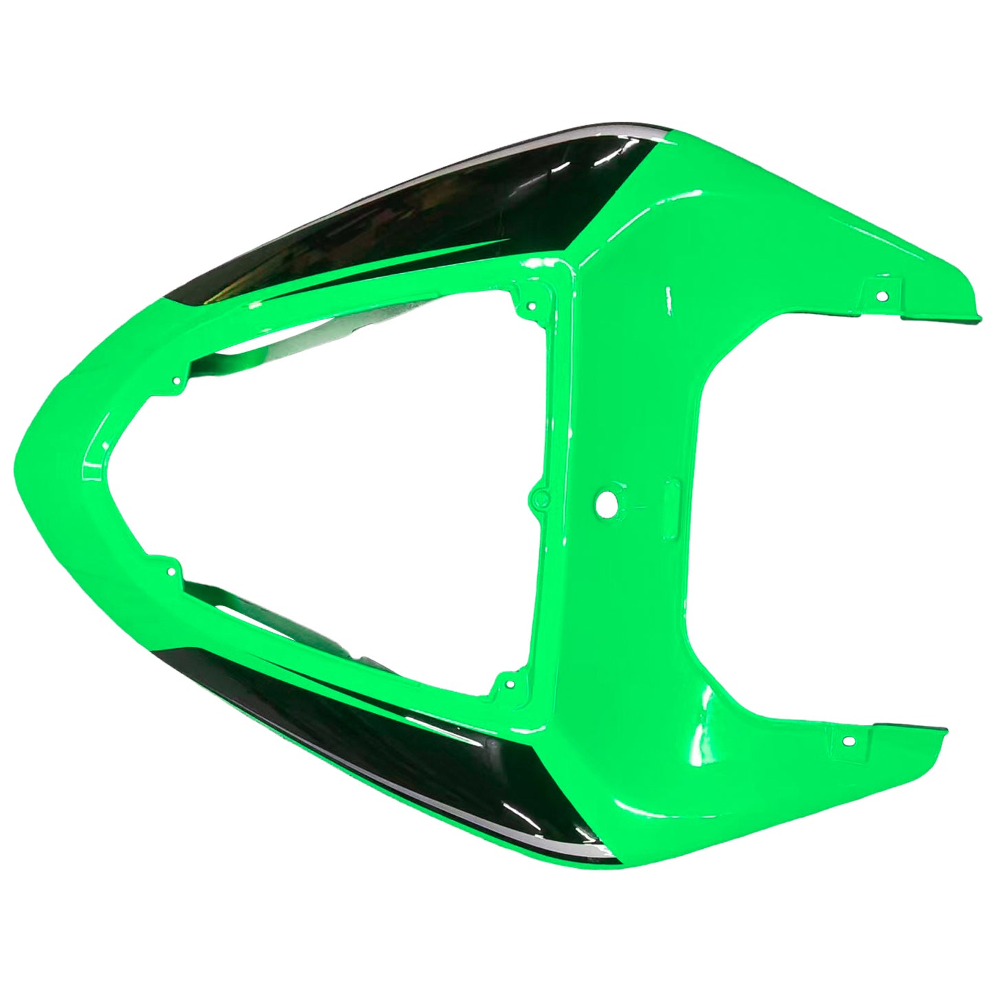 Amotopart Kawasaki ZX10R 2006-2007 Kit di paura nero verde