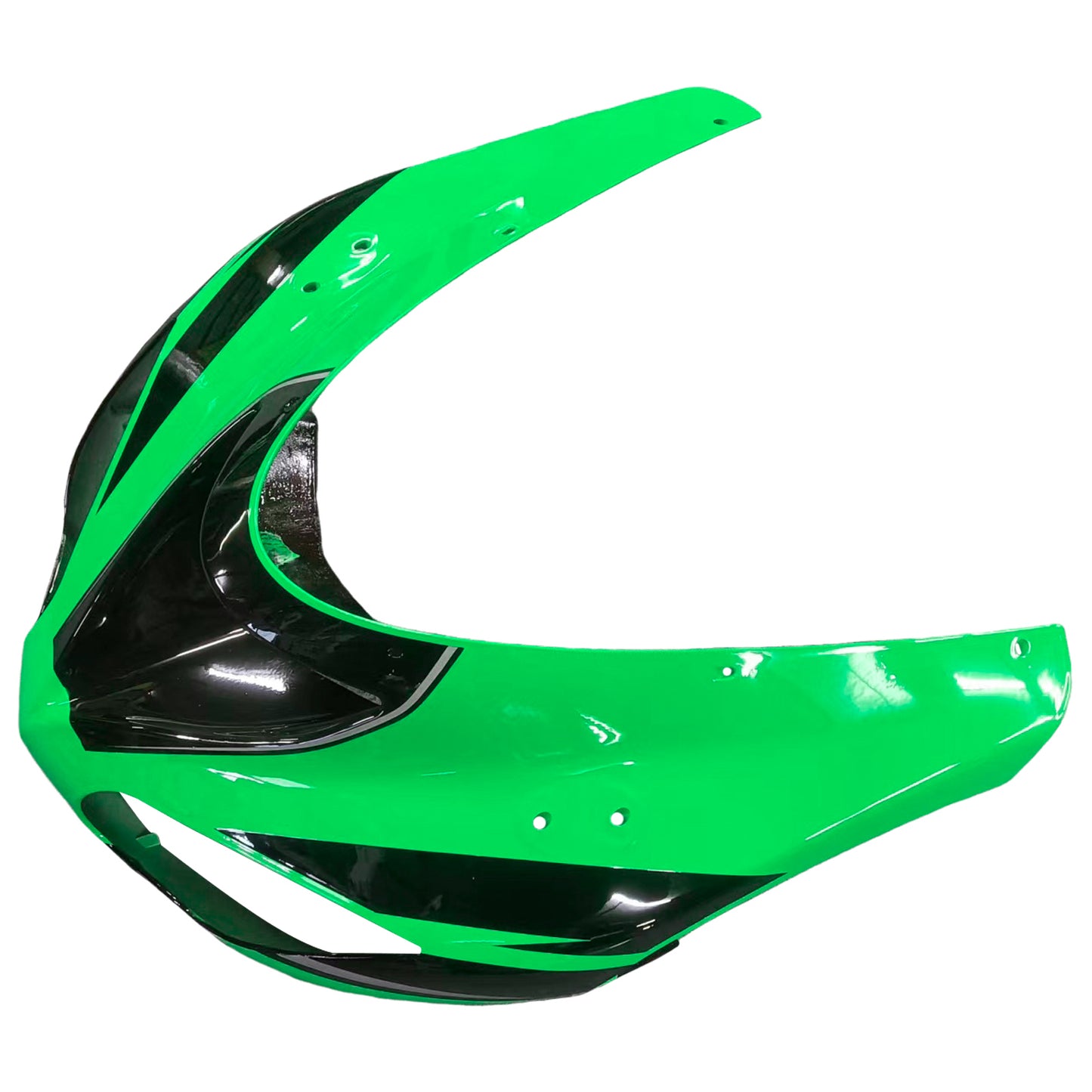 Amotopart Kawasaki ZX10R 2006-2007 Kit di paura nero verde
