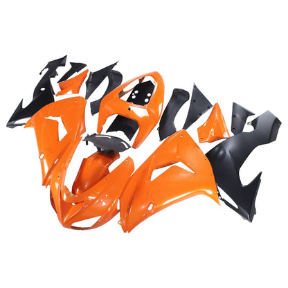 Amotopart Kawasaki ZX10R 2006-2007 Kit di vestia arancione