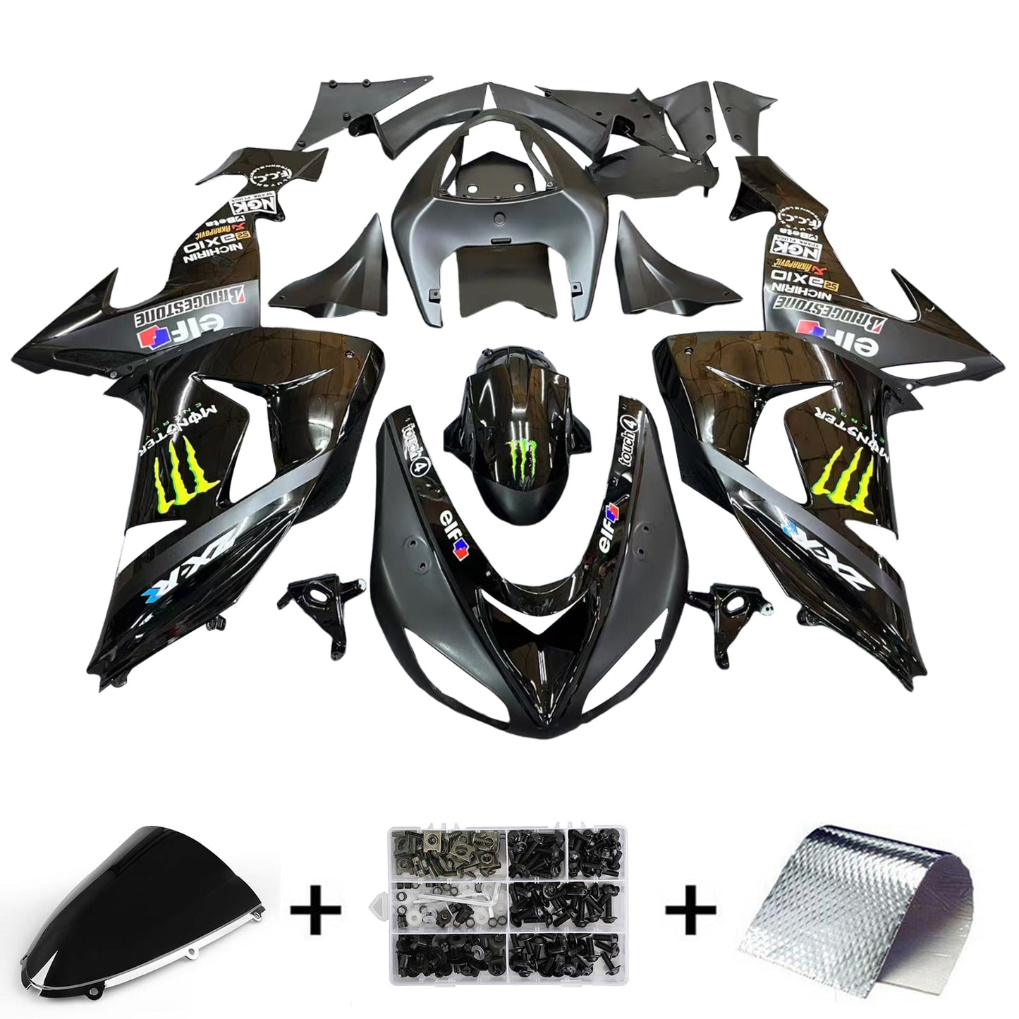 Kit carenatura per Kawasaki ZX10R 2006-2007 Generico