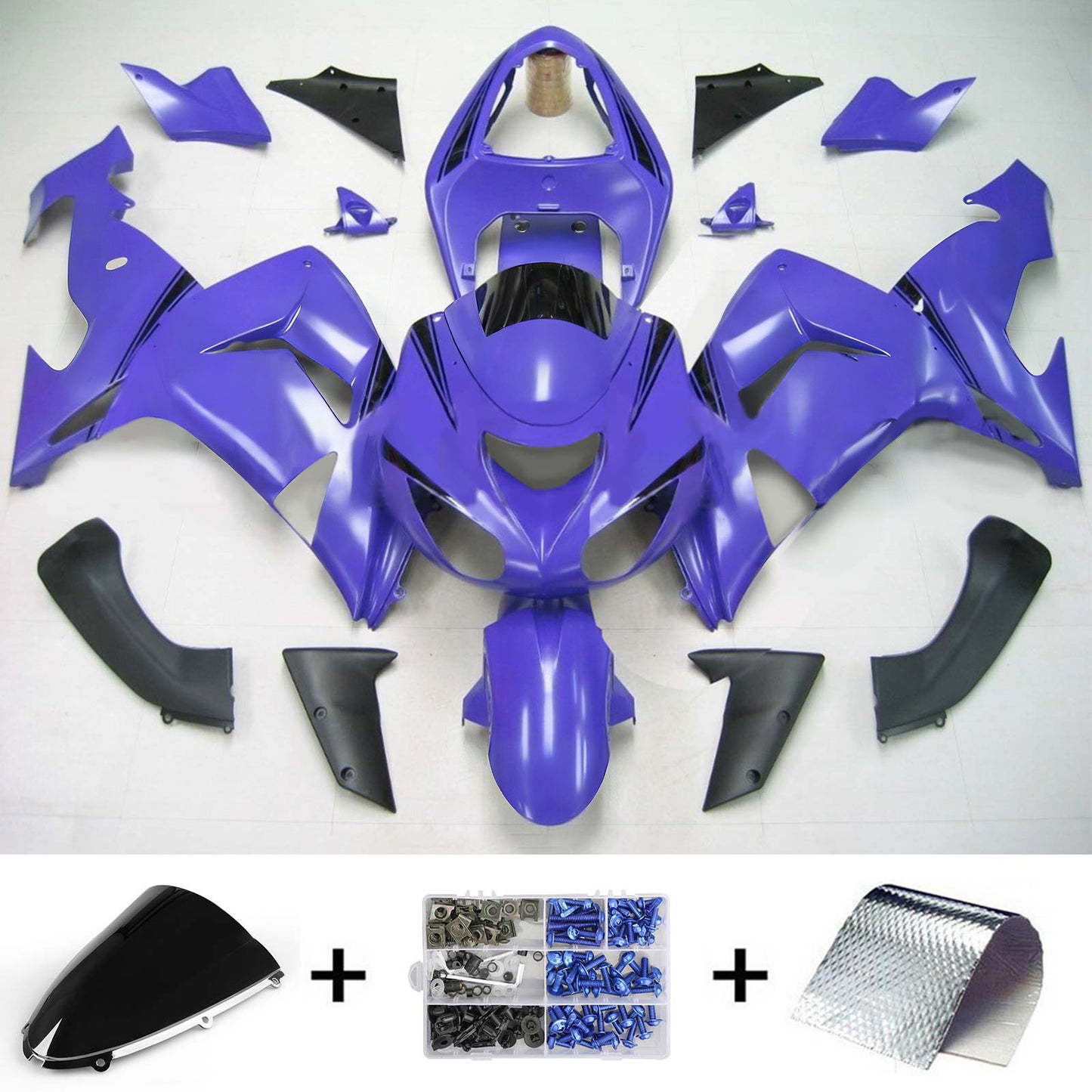 Amotopart Kawasaki ZX10R 2006-2007 Kit trigger viola