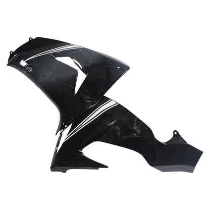 Amotopart Kawasaki ZX10R 2006-2007 Glossy Black con kit di vendita a logo Ninja