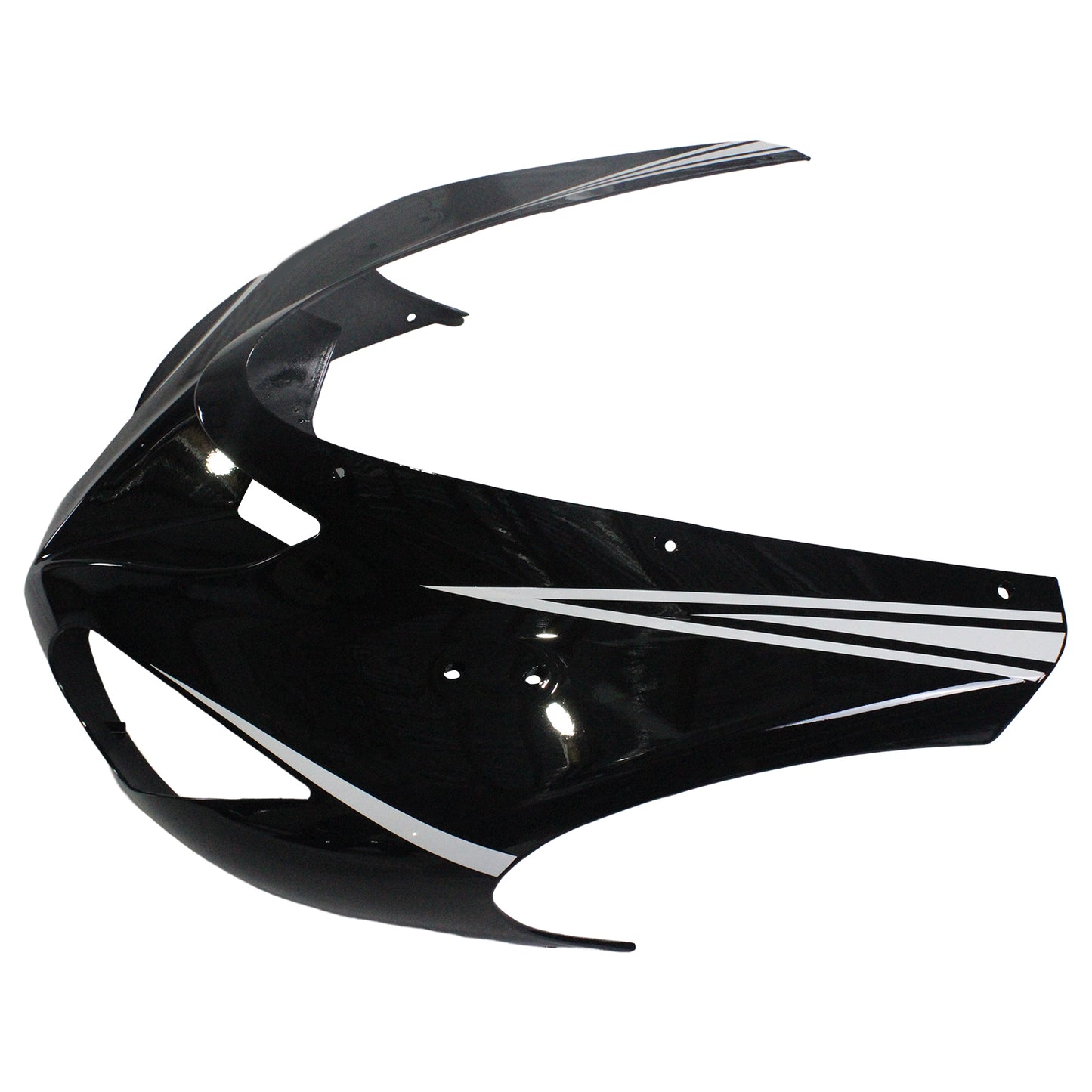 Amotopart Kawasaki ZX10R 2006-2007 Glossy Black con kit di vendita a logo Ninja