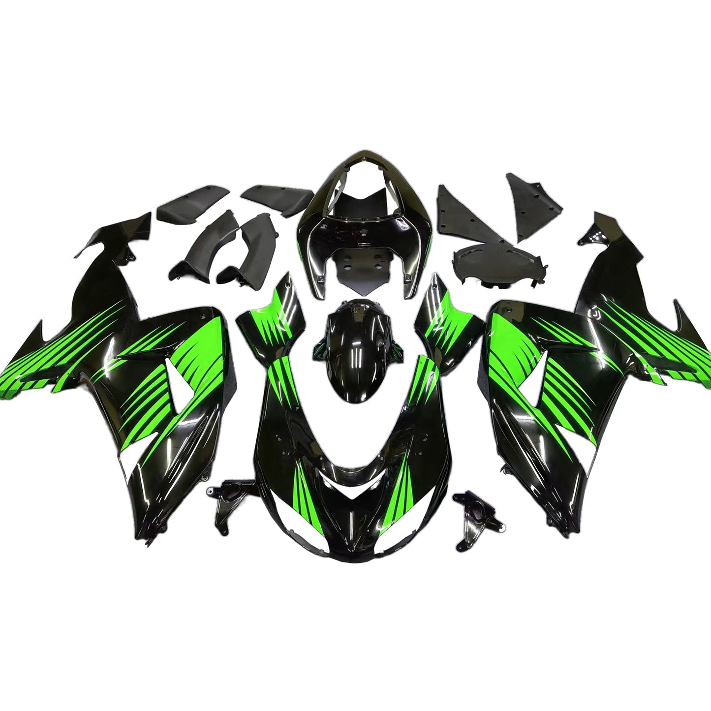 Amotopart Kawasaki ZX10R 2006-2007 Kit carena Carrozzeria Plastica ABS