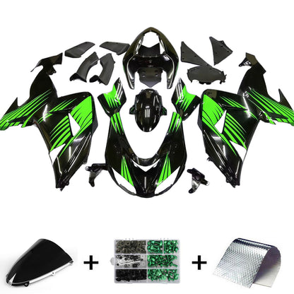 Amotopart Kawasaki ZX10R 2006-2007 Kit carena Carrozzeria Plastica ABS