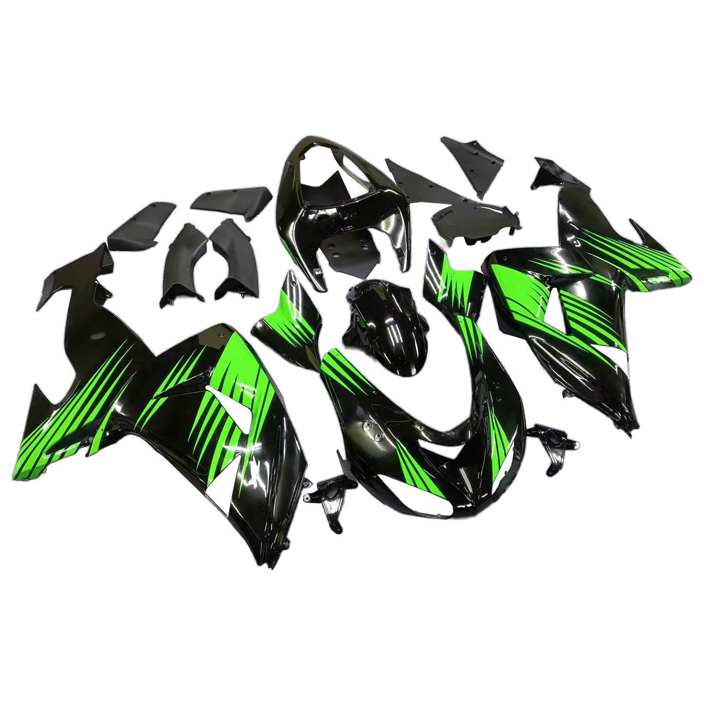 Amotopart Kawasaki ZX10R 2006-2007 Kit carena Carrozzeria Plastica ABS