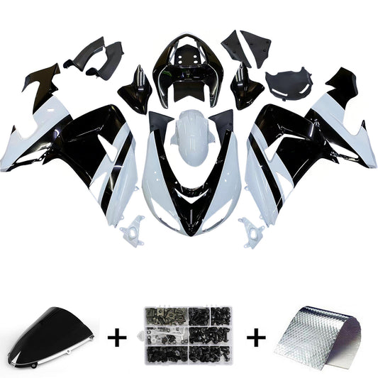 Amotopart Kawasaki ZX10R 2006-2007 Kit carena Carrozzeria Plastica ABS