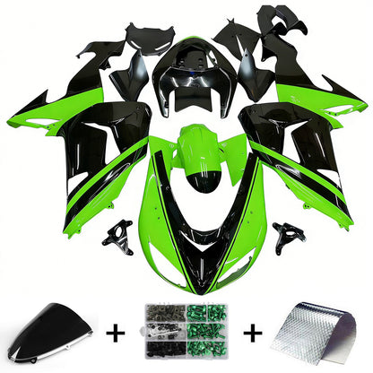 Amotopart Kawasaki ZX10R 2006-2007 Kit carena Carrozzeria Plastica ABS