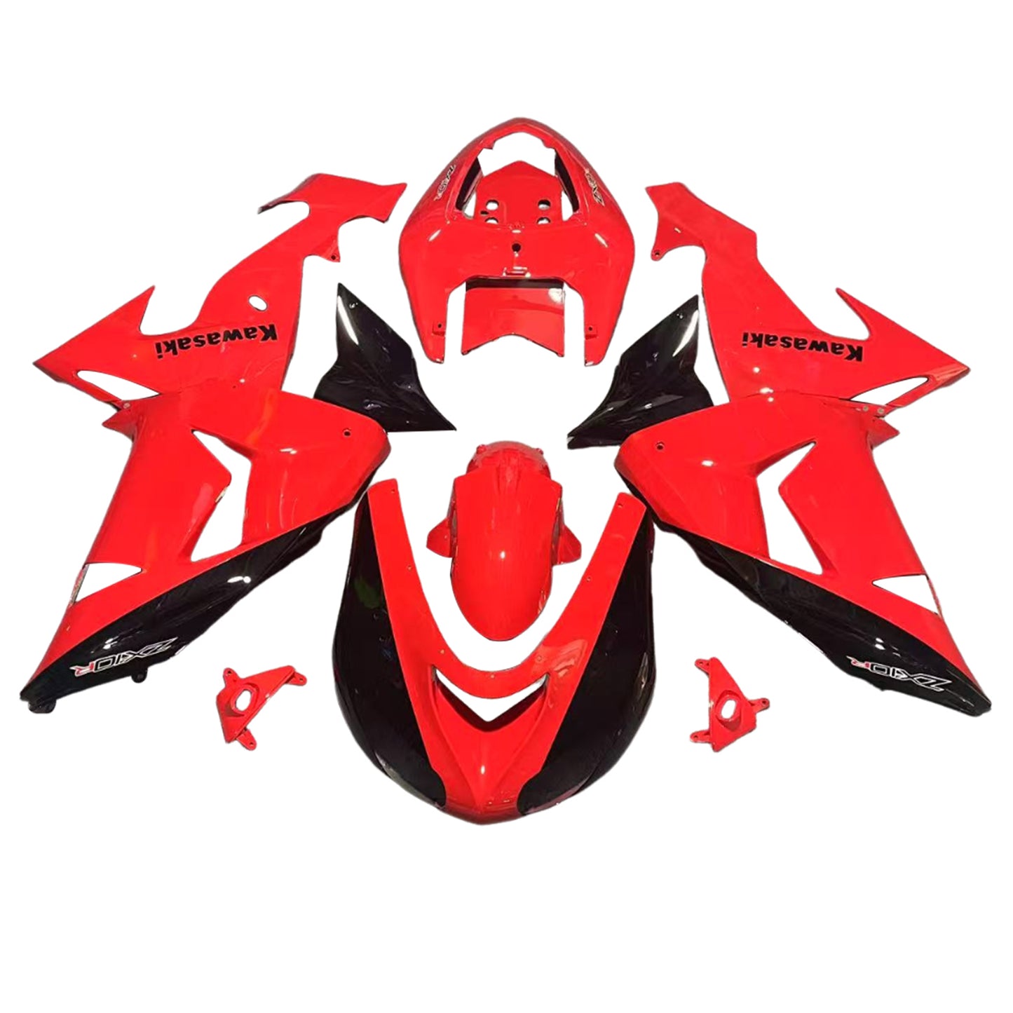 Amotopart Kawasaki ZX10R 2006-2007 Kit carena Carrozzeria Plastica ABS