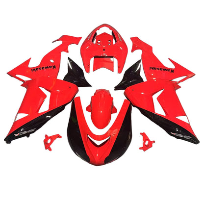 Amotopart Kawasaki ZX10R 2006-2007 Kit carena Carrozzeria Plastica ABS