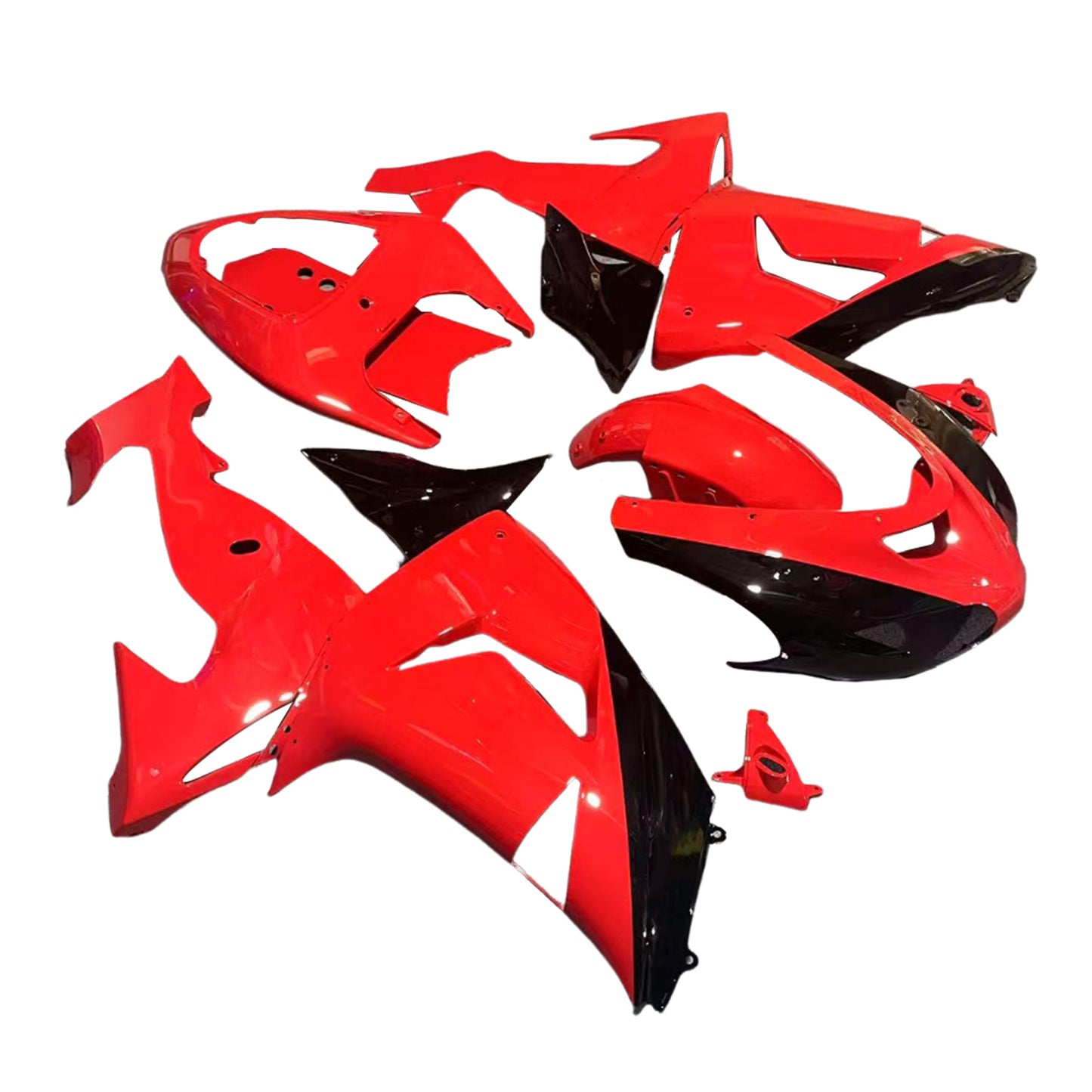 Amotopart Kawasaki ZX10R 2006-2007 Kit carena Carrozzeria Plastica ABS