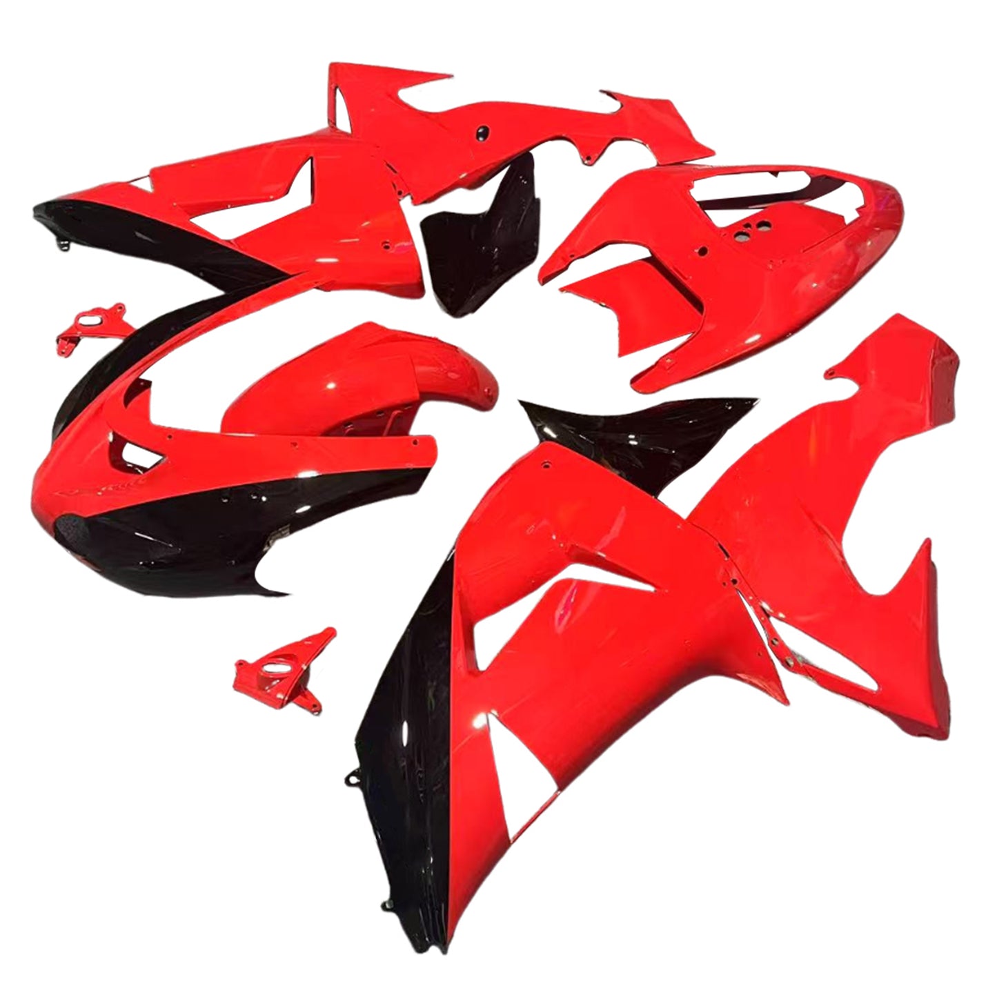Amotopart Kawasaki ZX10R 2006-2007 Kit carena Carrozzeria Plastica ABS