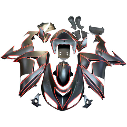 Amotopart Kawasaki ZX10R 2006-2007 Kit carena Carrozzeria Plastica ABS