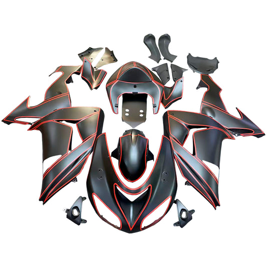 Amotopart Kawasaki ZX10R 2006-2007 Kit carena Carrozzeria Plastica ABS