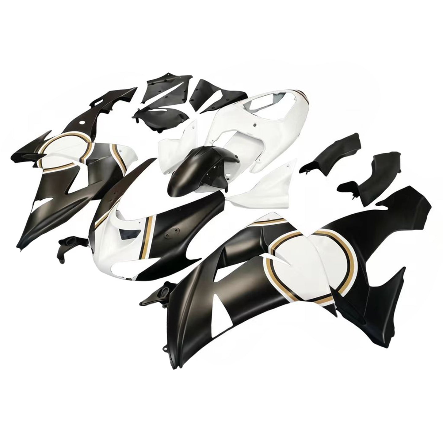 Amotopart Kawasaki ZX10R 2006-2007 Kit carena Carrozzeria Plastica ABS