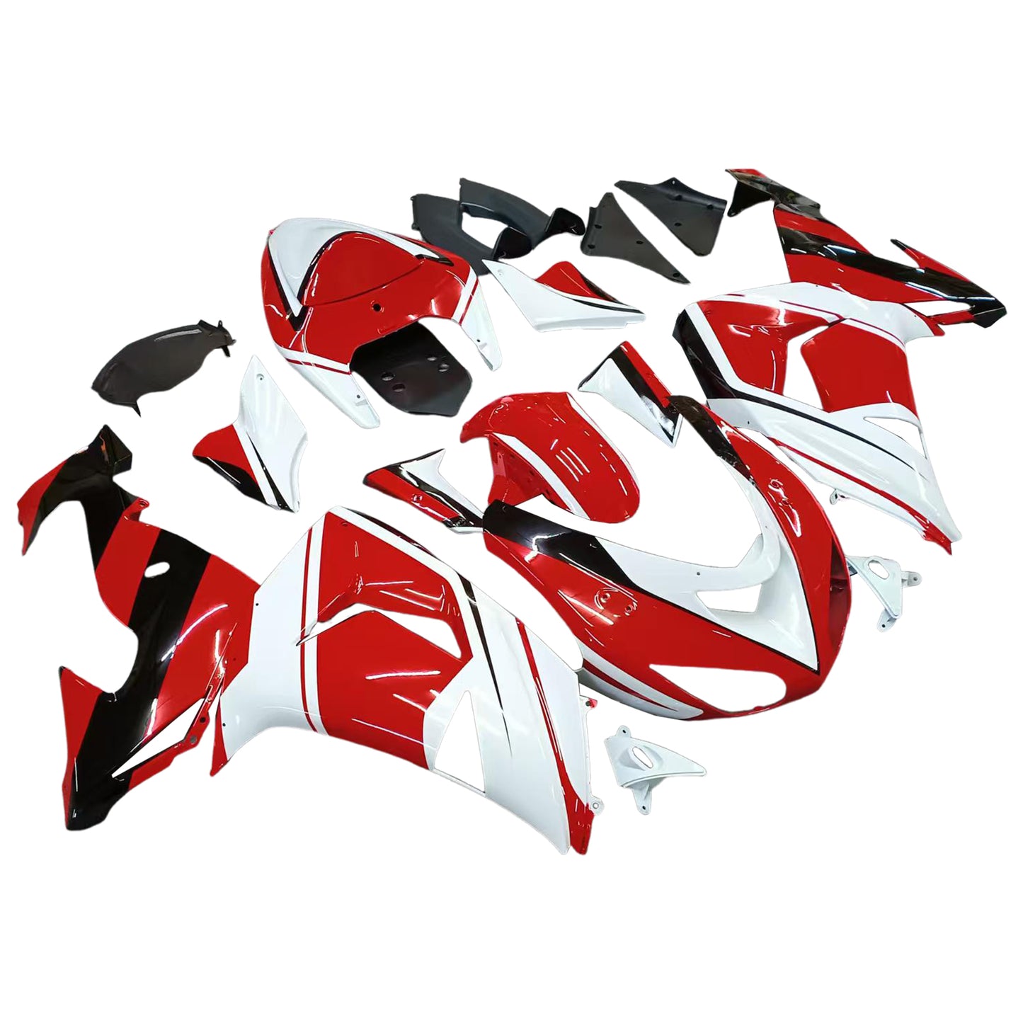 Kit carenatura iniezione in plastica ABS adatto per Kawasaki ZX10R 2006-2007