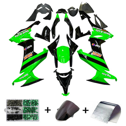 Carene 2008-2010 Kawasaki ZX10R Verde Nero ZX10R Generico