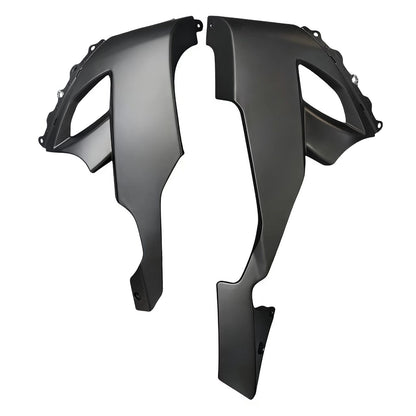 Amotopart Kawasaki ZX10R 2008-2010 Nero con kit di rivestimento a logo graffio