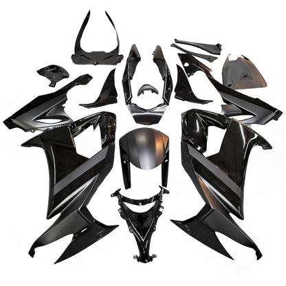 Amotopart Kawasaki ZX10R 2008-2010 Black con kit di vendita logo