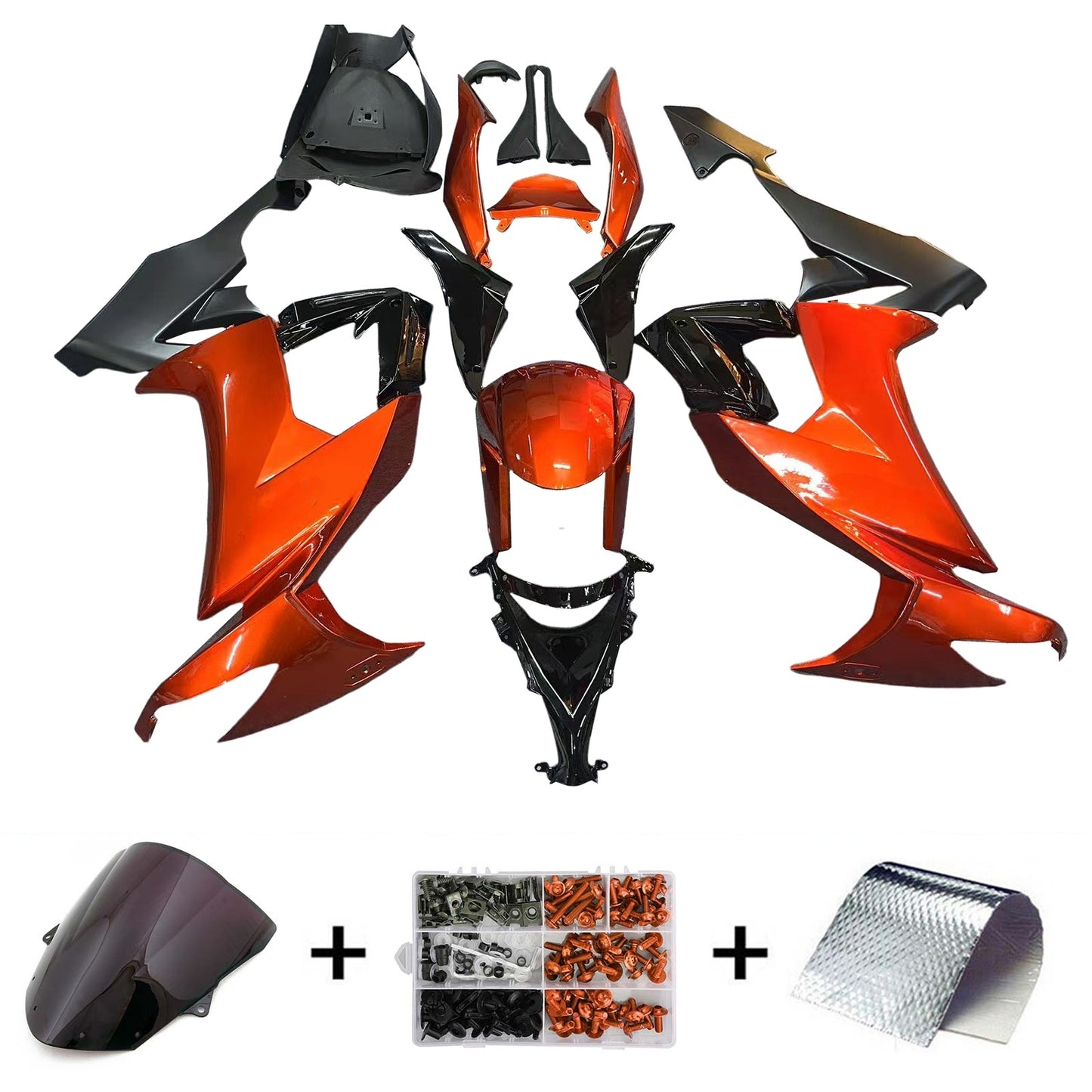 Kit carenatura per Kawasaki ZX10R 2008-2010 Generico