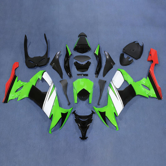 Amotopart Kawasaki ZX10R 2008-2010 Kit carena Carrozzeria Plastica ABS